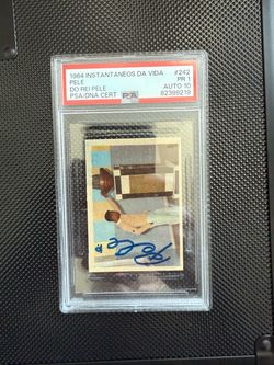 1964 Instantaneos Da Vida Pelé #242 PSA PR 1 Auto 10