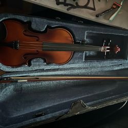Violin With Case 