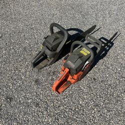 2 Chain Saws 
