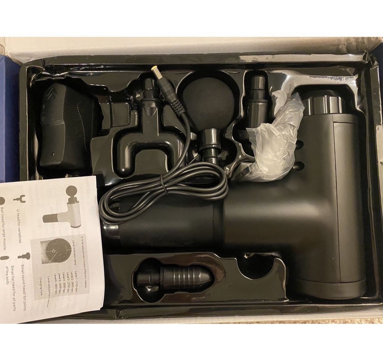 Brand New 2020 Upgraded Muscle Massage Gun ,Handheld Deep Tissue And Rechargeable Quiet massager
