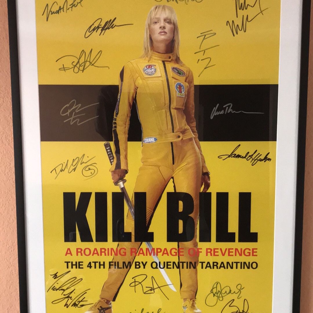 Kill Bill Signed By 15  With Director