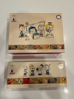 Hallmark Peanuts Nativity Collection 7 & 4 Piece Sets Like New