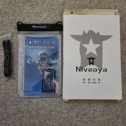 Niveaya Double Space Waterproof Phone Pouch - Waterproof Phone Lanyard Case
