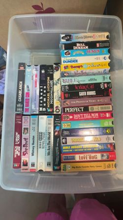 📼 Estate Sale – Vintage Children’s VHS Movie Collection  Large Lot of Vintage Children’s VHS Tapes DVD’s– Barney, Pee-wee Herman & More!