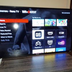 43 In 4k Hisense Roku TV 