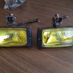 Yellow *Glass* HALOGEN fog Lights