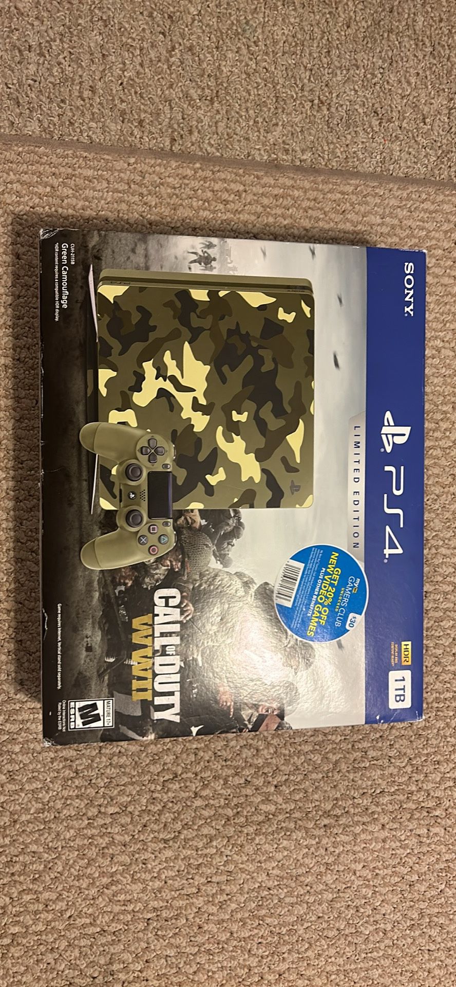 ww2 ps4 (includes 2 controllers)