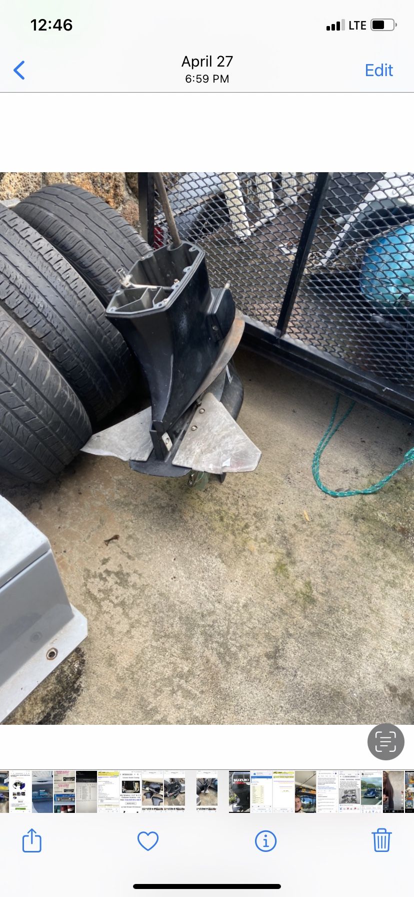 Suzuki 70 Four stroke Lower Unit
