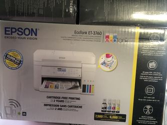#96 Epson EcoTank ET-3760 Wireless Color All-in-One Cartridge-Free Supertank Printer