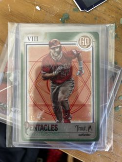 Topps Pentacles Mike Trout /99 Card