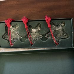 NEW Marquis by Waterford Crystal Ornaments – Star Wishes (Set of 3)