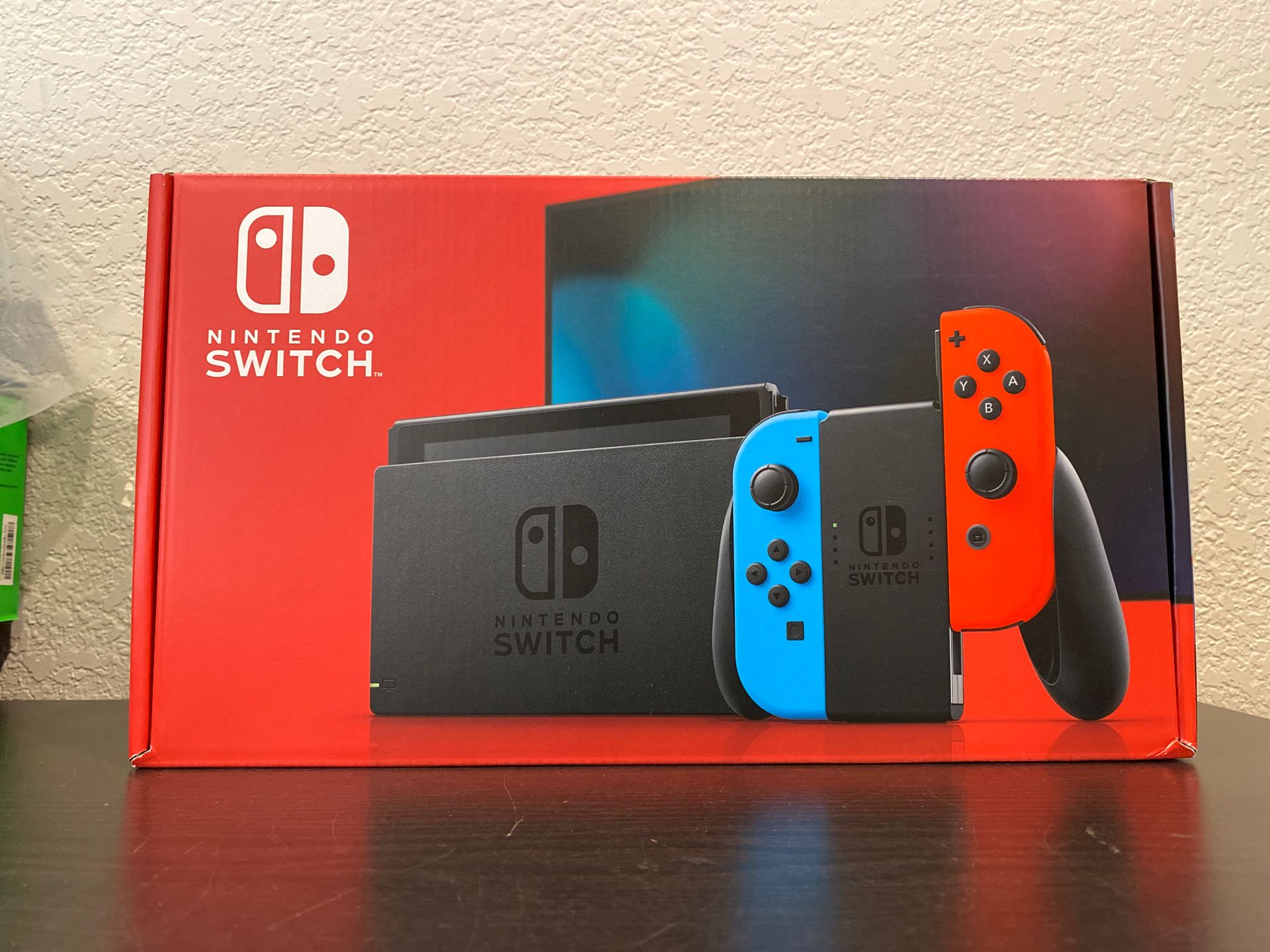 New Nintendo Switch Console v2 - Neon Red and Blue