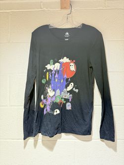 Disney Minnie Mouse Haunted House Halloween T Shirt 