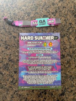 2026 HARD SUMMER GA-2DAY FESTIVAL BAND