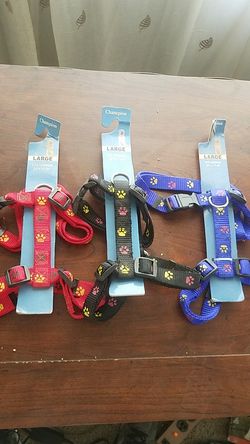 Large Paw Print Dog Harness
