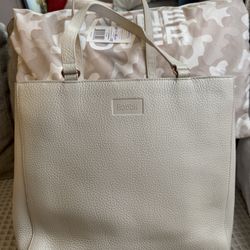 Dagne Dover Leather Tote Bag