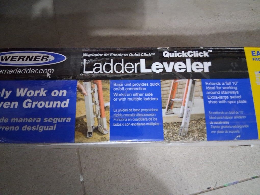 Werner Ladder Leveler Quick Click Safety Even