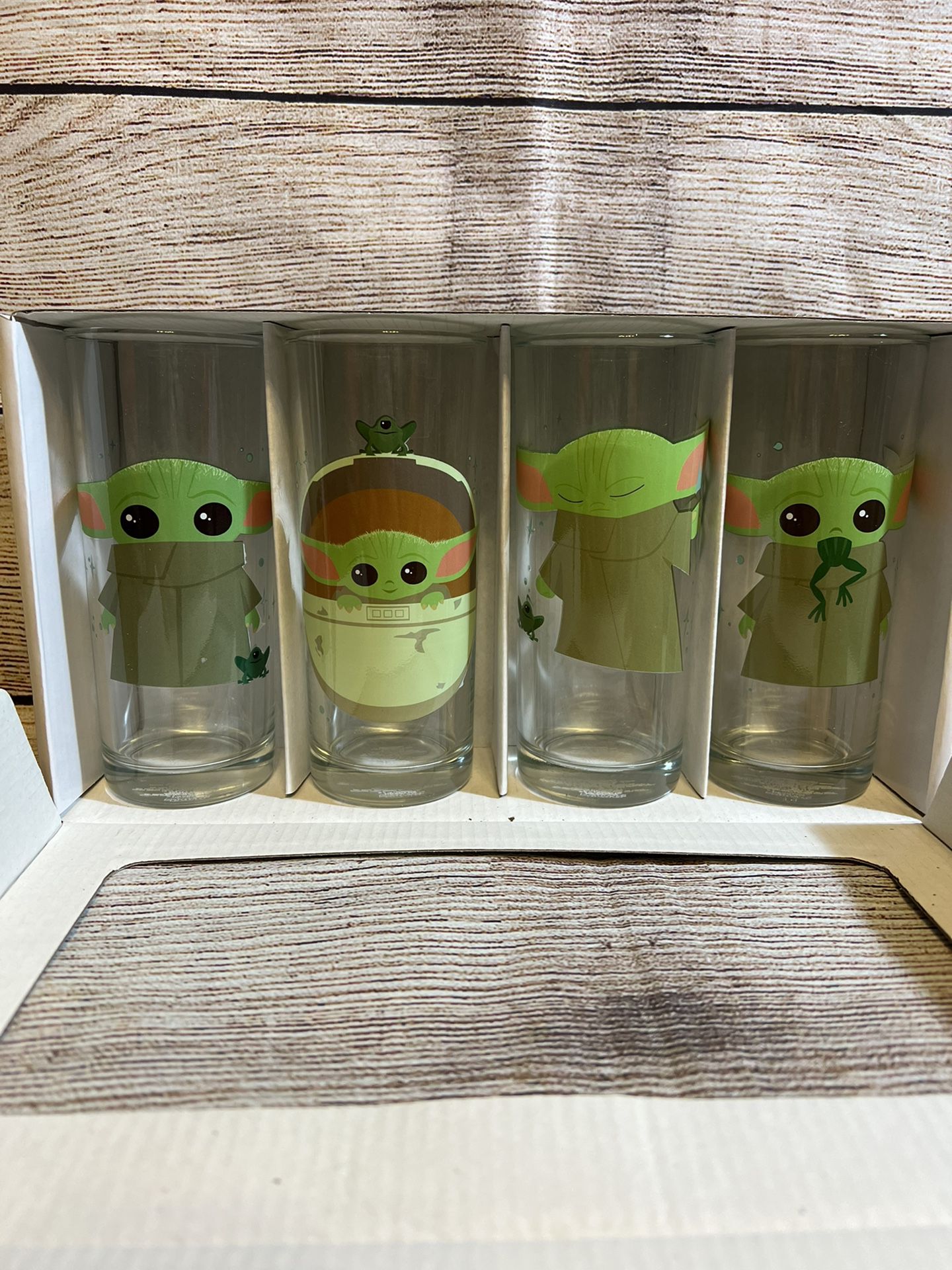 Baby Yoda Glass Cups 10oz