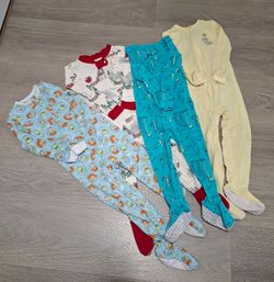 Baby Footed Pajamas Bundle – 4 Pieces