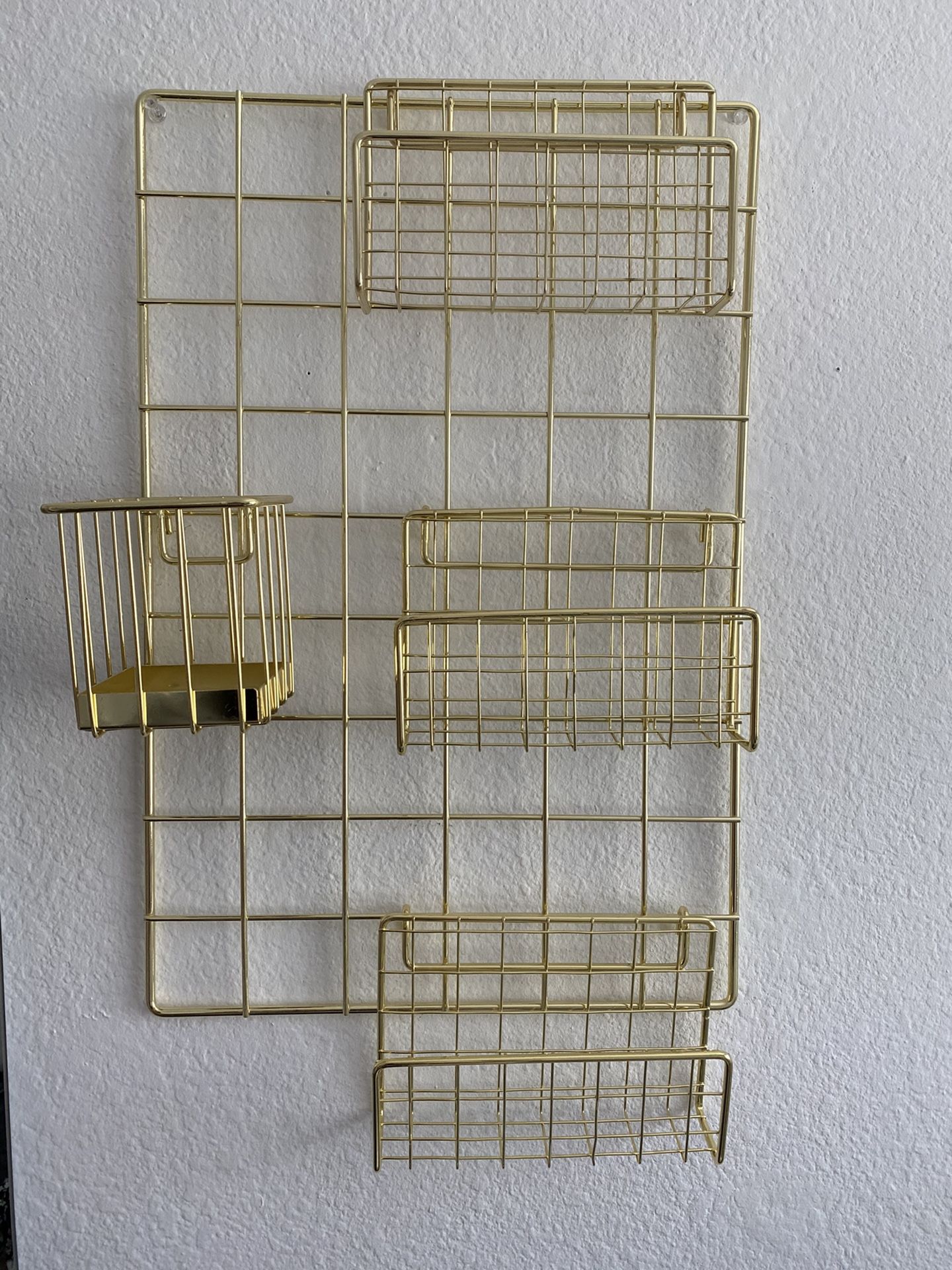 Gold Wall File Organizer For Office