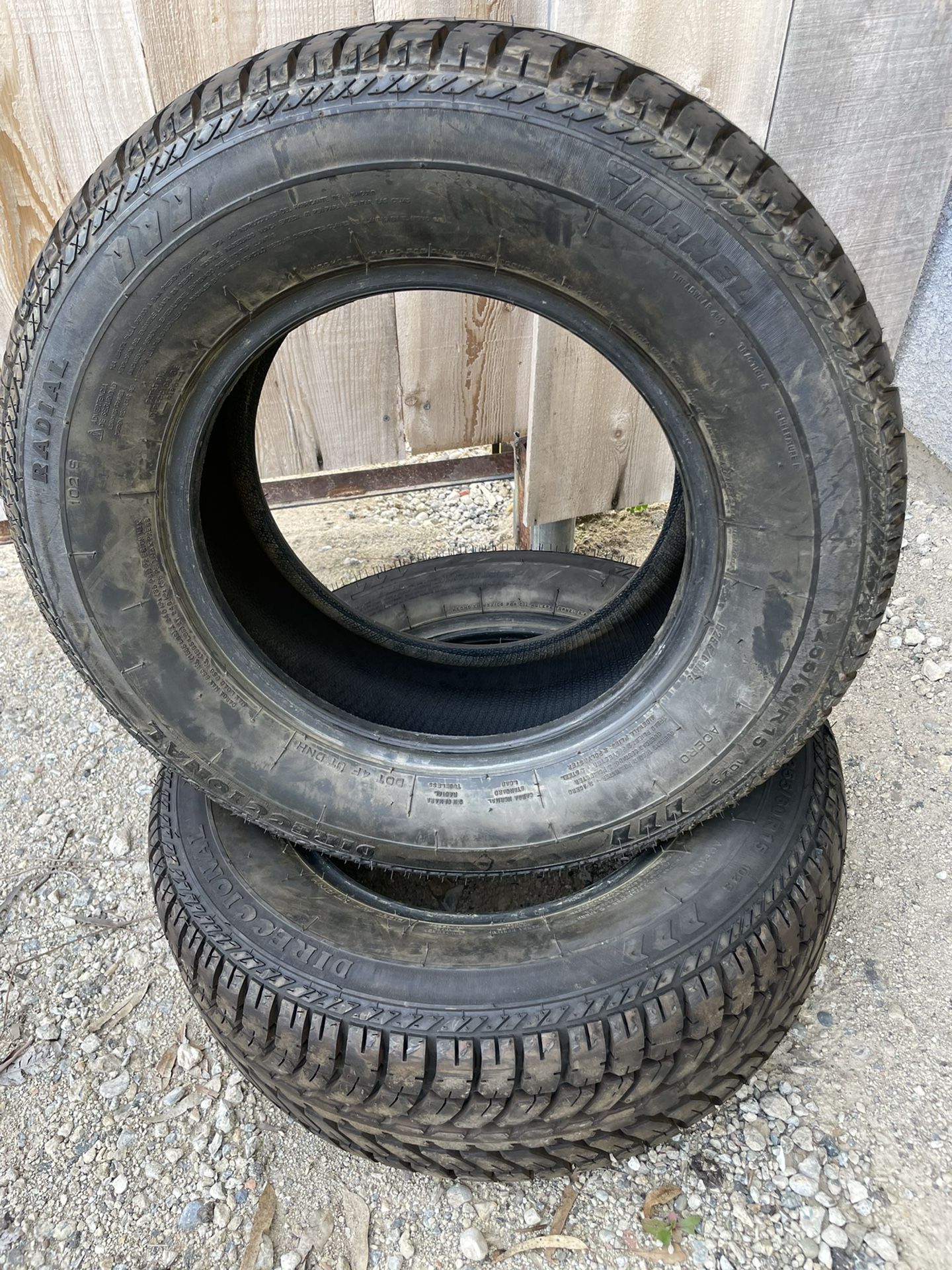 255/60/15 Used tires