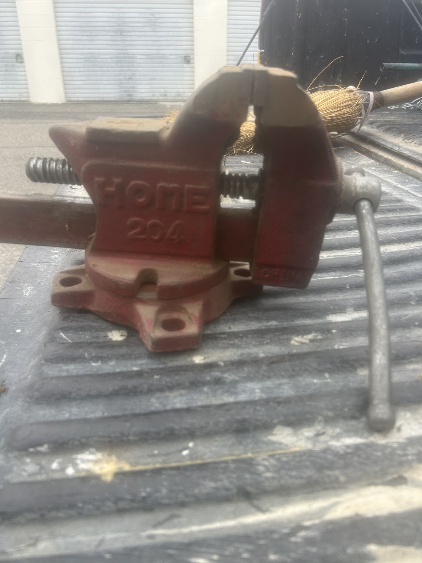 Bench Vise Made By Home Manufacturer 