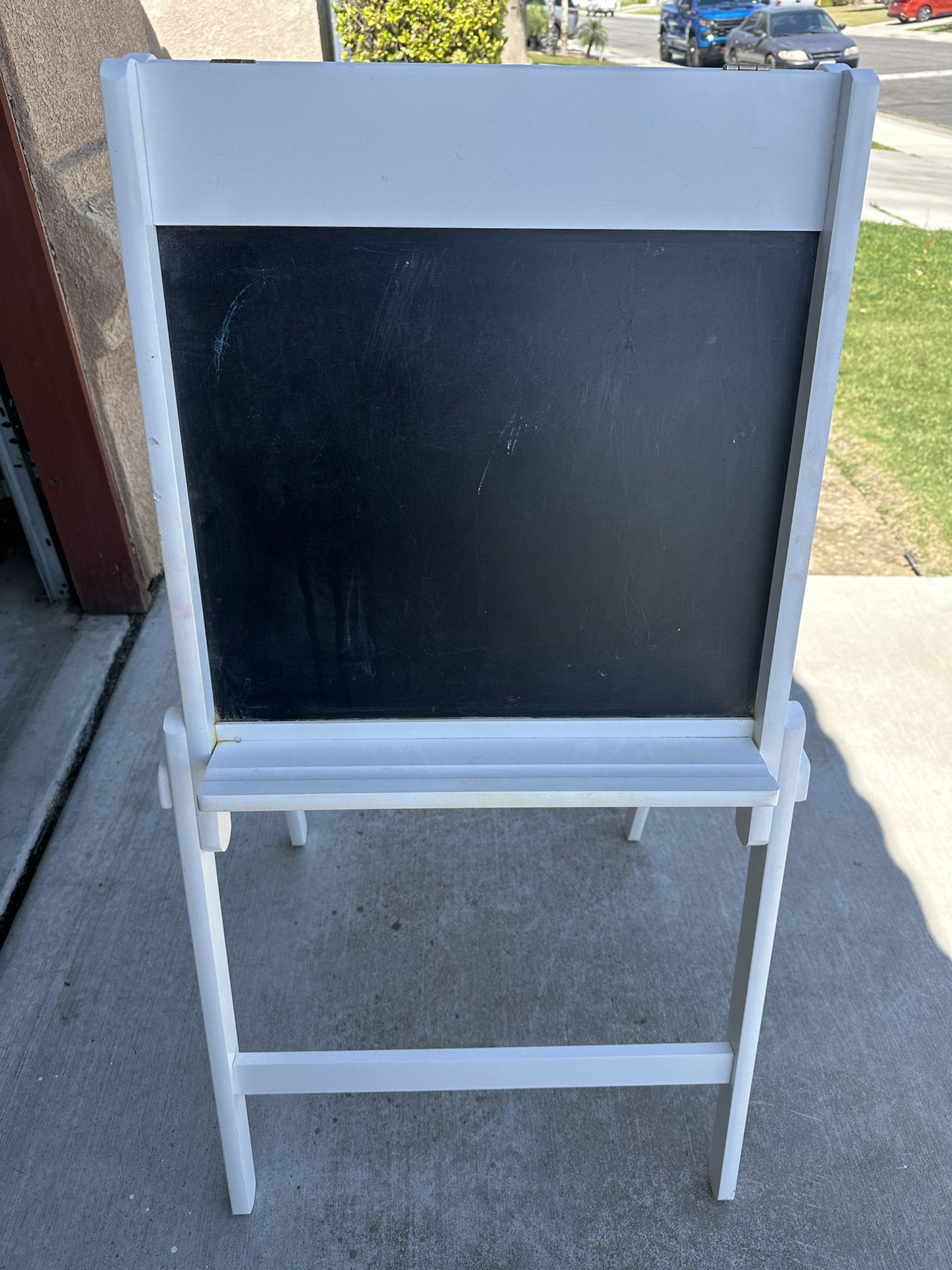 Child’s Easel (chalk board, dry erase board, paint)