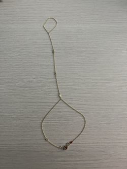 Pulsera Con Anillo De 14 K