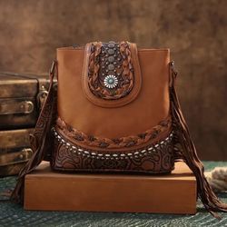 New Western Fringe Crossbody Bag/Purse. 