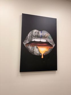 Lip wall art