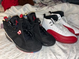 Air Jordan 8 and 12 size 9.5/10 VNDS
