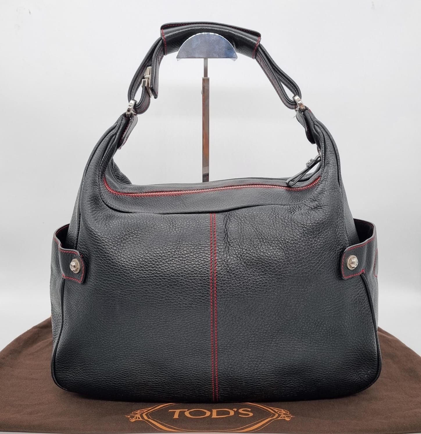 Tod’s Hobo Bag Leather Black