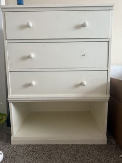 3 Drawer Wood Dresser