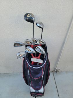 Callaway Big Bertha Golf Club Set Right Handed W/Eagole Cart Bag