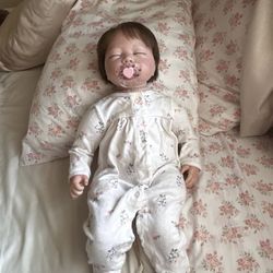 Reborn baby doll - cloth body & silicone limbs