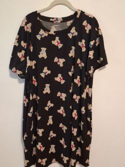 Joyspun 2x-3x Teddy Nightgown Super Comfortable