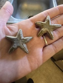 Carved Onyx Starfsh Set Of 2