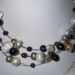 EUC Vintage Pearl & Beaded Choker- Stunning