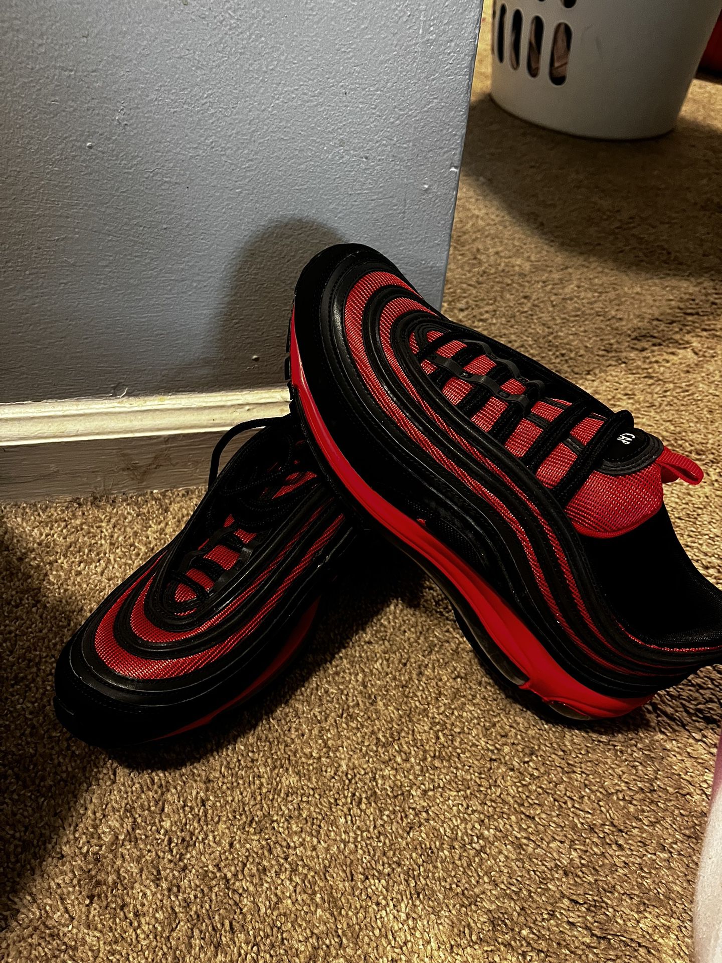 Air Max 97 Red And Black Worn Once 