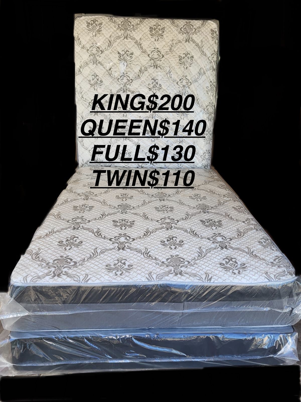 Mattresses King Queen Full Twin
