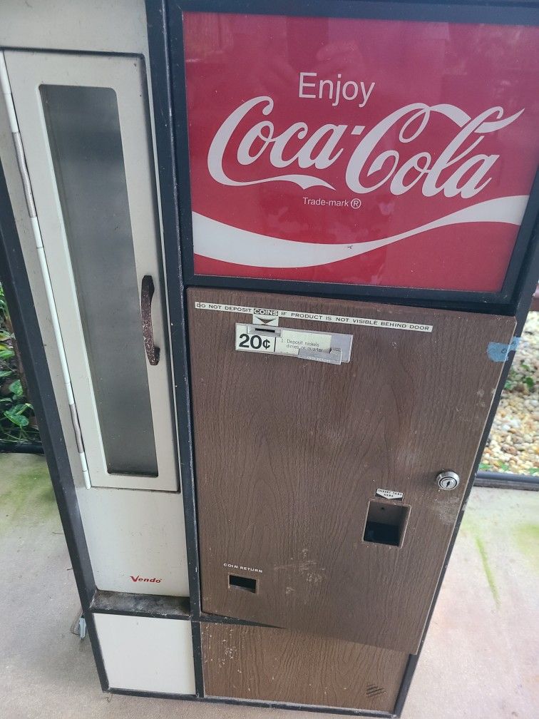 Antique Coke Can Machine