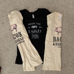 3 Bacon & Barrel T-shirts Size S & M