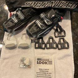 Specialized Carbon Shoes and Look Pedals