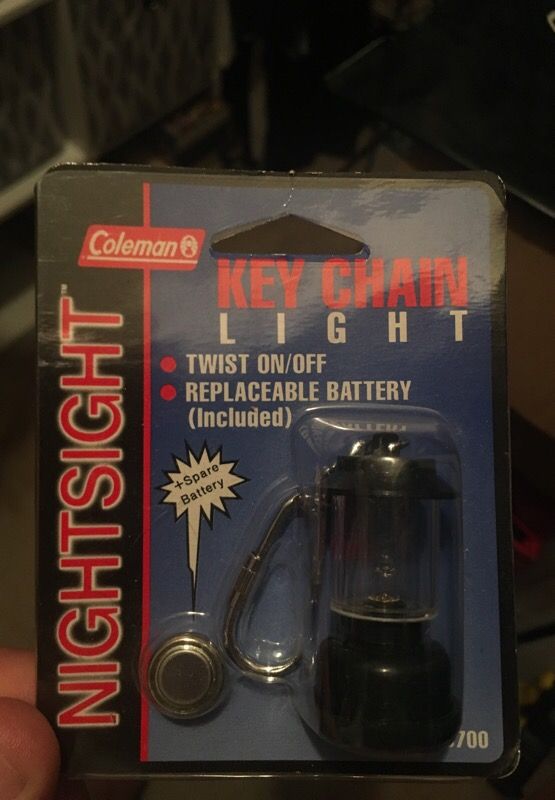 Coleman lantern key chain light