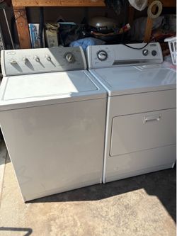 Whirlpool gas dryer and washer