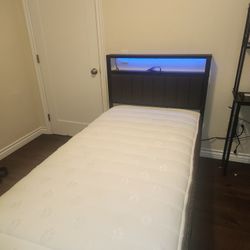 Brand New, Just Built Twin Led Bed