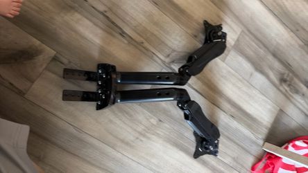 HUANUO Dual Monitor Arm Compatible with Two 13-32 Inch Monitors 2-9kg Weight DC as de