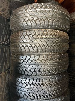 (4) 255/70R18 Bridgestone Dueler A/T