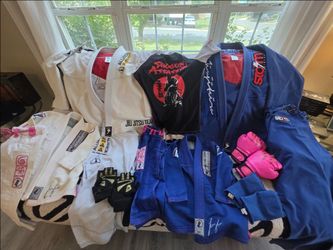 BJJ Gi and Gear Bundle Lot ADULT AND KIDS SIZES!