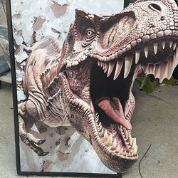 Jurassic park wall art